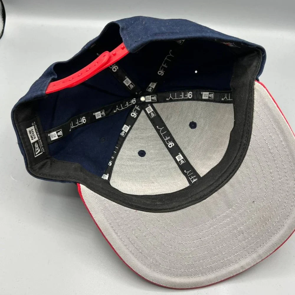 New England‎ Patriots NFL 9Fifty New Era Hat Snap back Cap Red Navy Men